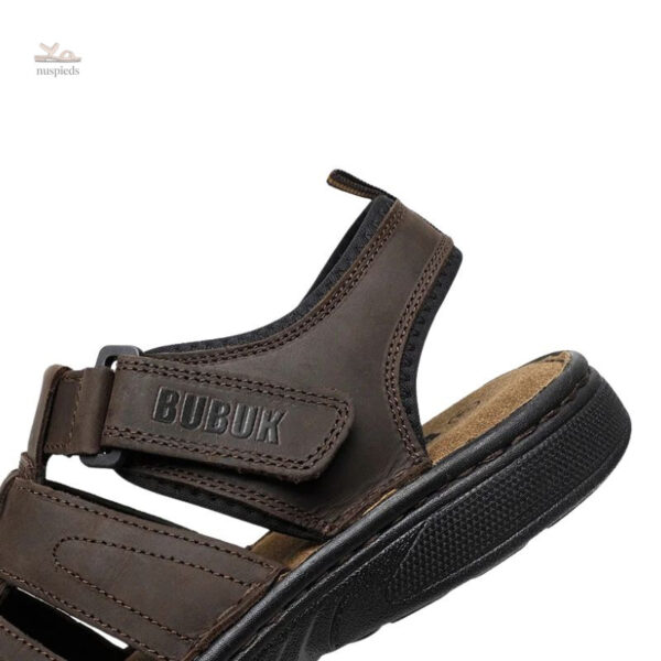Sandales de randonnée robustes pour hommes en cuir