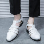Sandales homme en cuir pour un look casual