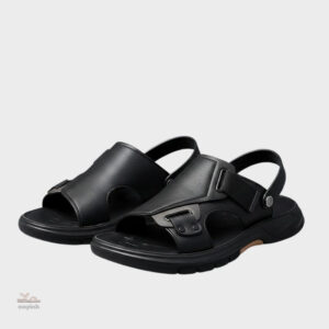 Sandales confortables en cuir avec maintien renforcé
