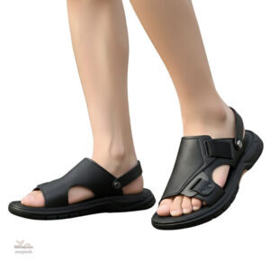 Sandales homme en cuir avec soutien optimal