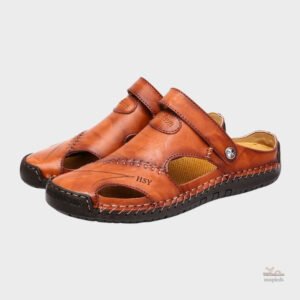 Sandales en cuir homme confort estival