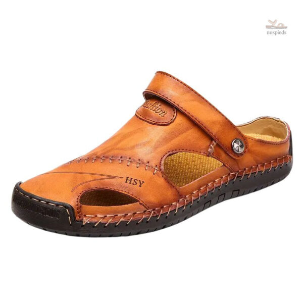 Sandales cuir fermées pour un style estival