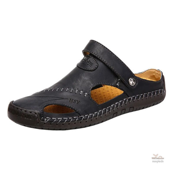 Sandales homme en cuir pour journée ensoleillée