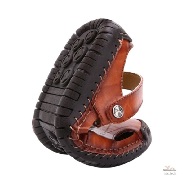 Sandales homme en cuir pour promenades