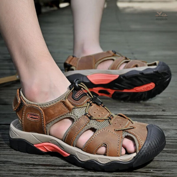 Sandales en cuir, style et sécurité pour l'été
