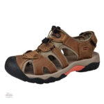 Sandales homme, cuir robuste avec protection