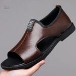 Sandales homme en cuir pour l'été