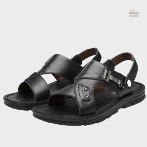 Sandales cuir homme classique avec semelle souple
