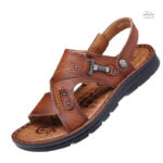 Sandales homme en cuir véritable pour un look élégant