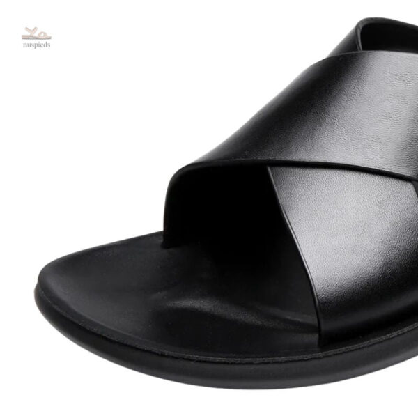 Confort et style avec ces sandales en cuir