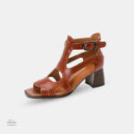 Sandales Cuir Véritable Femme Bout Ouvert