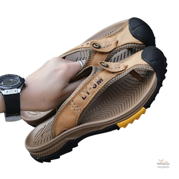 Sandales en cuir pour les journées ensoleillées