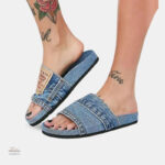 Sandales en Jean Vintage pour femme