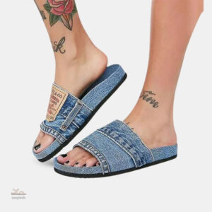 Sandales en Jean Vintage pour femme