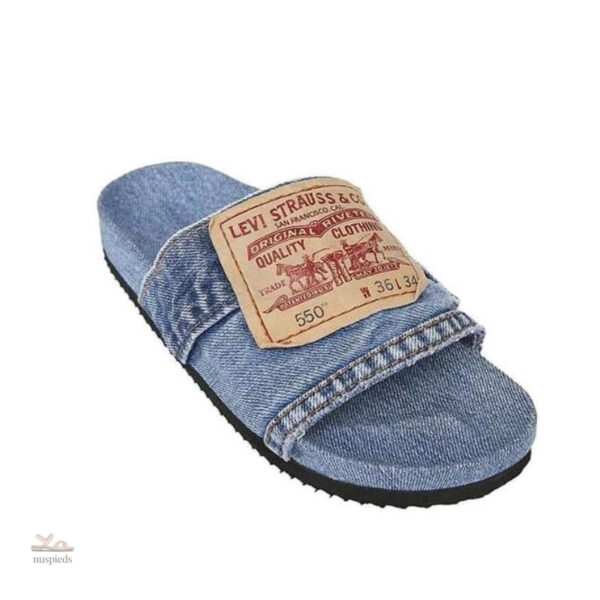 Élégantes sandales en denim pour l'été