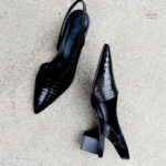 Escarpins élégants avec talon carré