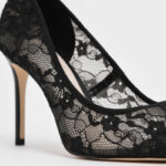 Sandales femme, maille délicate et fine