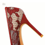 Sandales à talons, maille douce et confortable