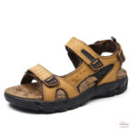 Sandales homme, cuir de qualité et confort respirant