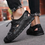 Sandales Homme en Cuir avec Semelle Souple