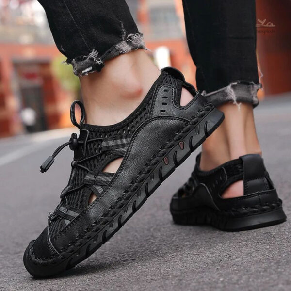 Sandales Homme en Cuir avec Semelle Souple