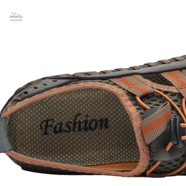 Sandales Homme Confort Respirant en Cuir