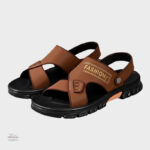 Sandales noires homme design moderne et respirant