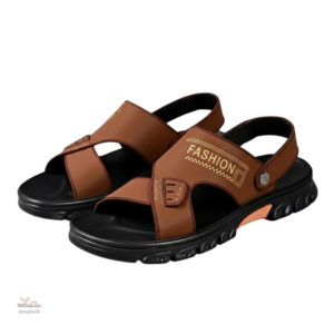 Footwear homme, sandales modernes en noir respirant