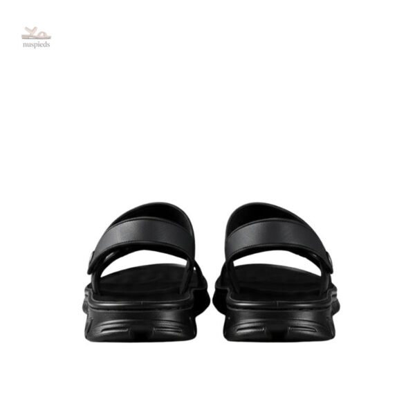 Chaussures d'été homme, sandales noires légères et stylées