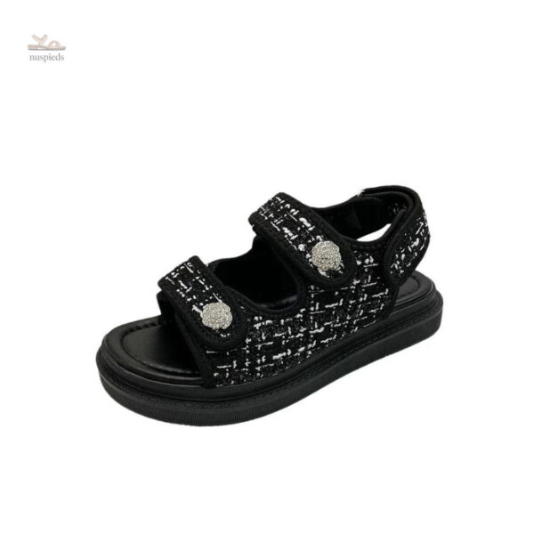 Sandales avec plateforme, design moderne et pratique