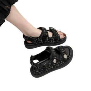 Chaussures d'été femme, sandales légères avec soutien