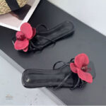 Sandales Plates Femme avec Décor Floral Estival