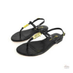 Sandales plates en cuir véritable pour un confort optimal