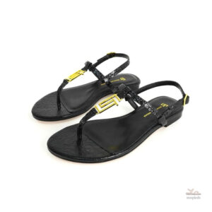 Sandales plates en cuir véritable pour un confort optimal