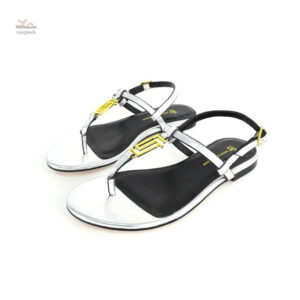 Sandales plates en cuir de luxe, style intemporel
