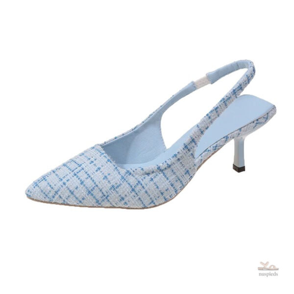 Slingbacks à Talon Fin et Bout Pointu