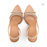 Sandales Talon Haut Femme en Nude