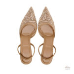 Chaussures en maille brodée pour femme